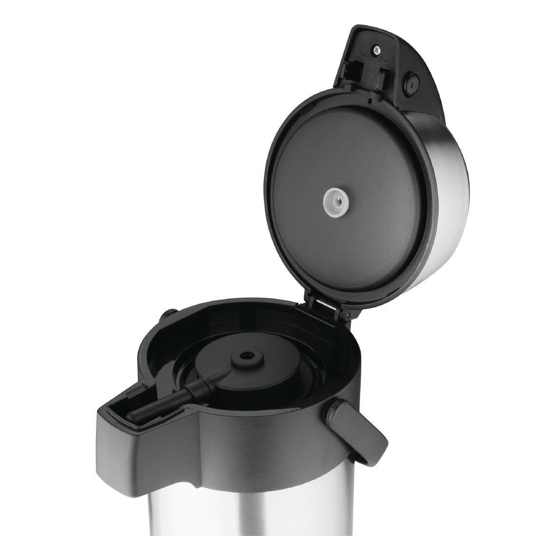 Pichet à pompe en acier inoxydable Olympia 2,5L - FRANCE CHR