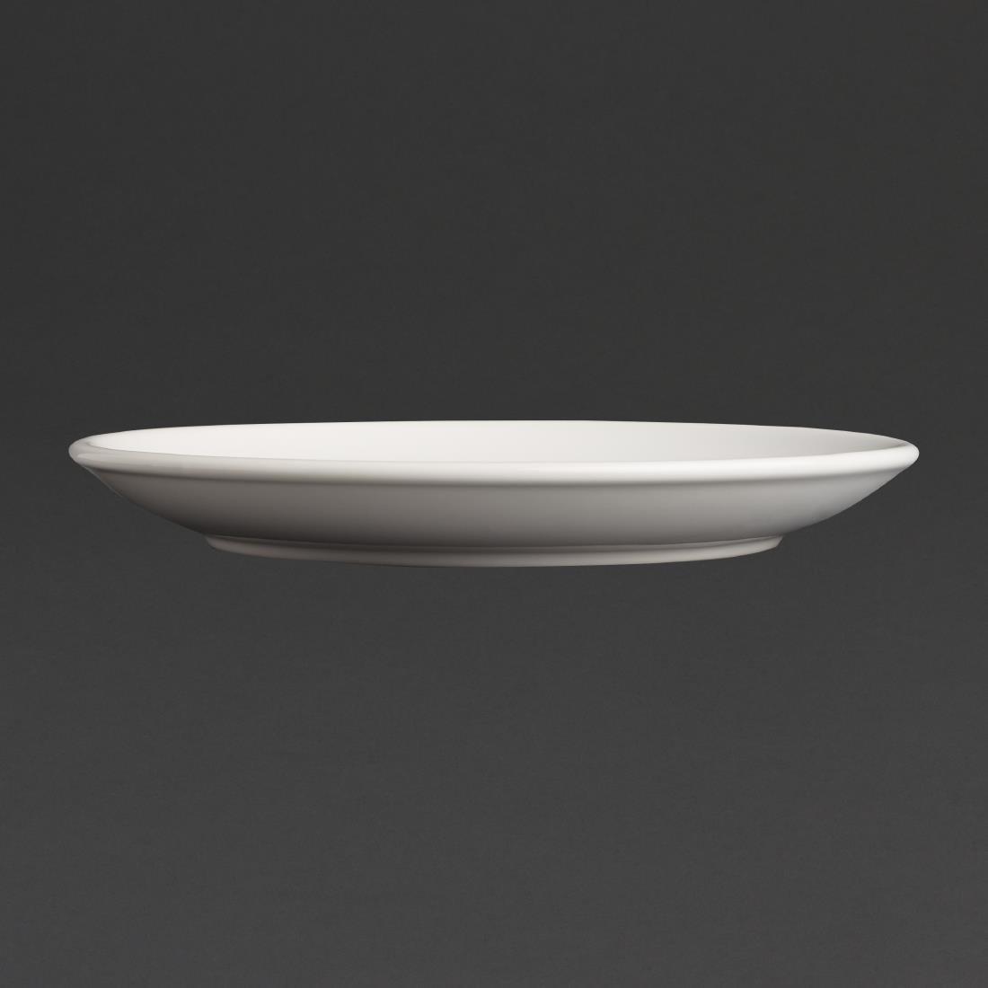 Assiette plate blanche Olympia Café 205mm (Lot de 12) - FRANCE CHR