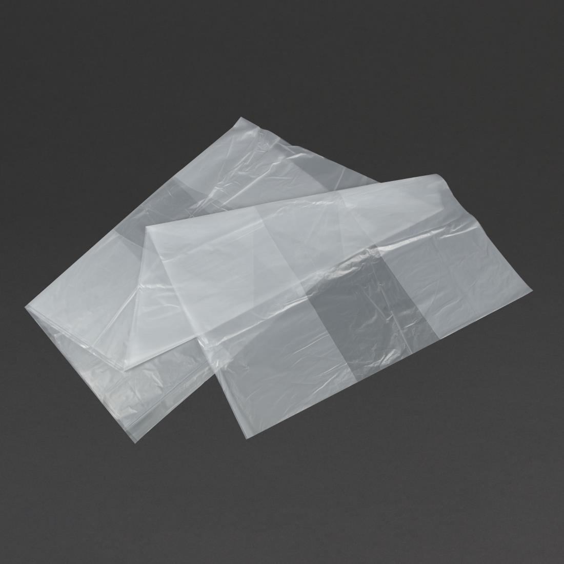 Sacs poubelle recyclés transparents Jantex utilisation intensive 18kg 120L (lot de 200) - FRANCE CHR