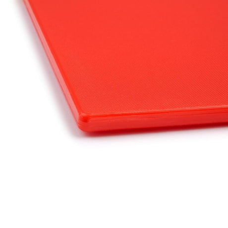 Grande planche à découper basse densité Hygiplas rouge - FRANCE CHR