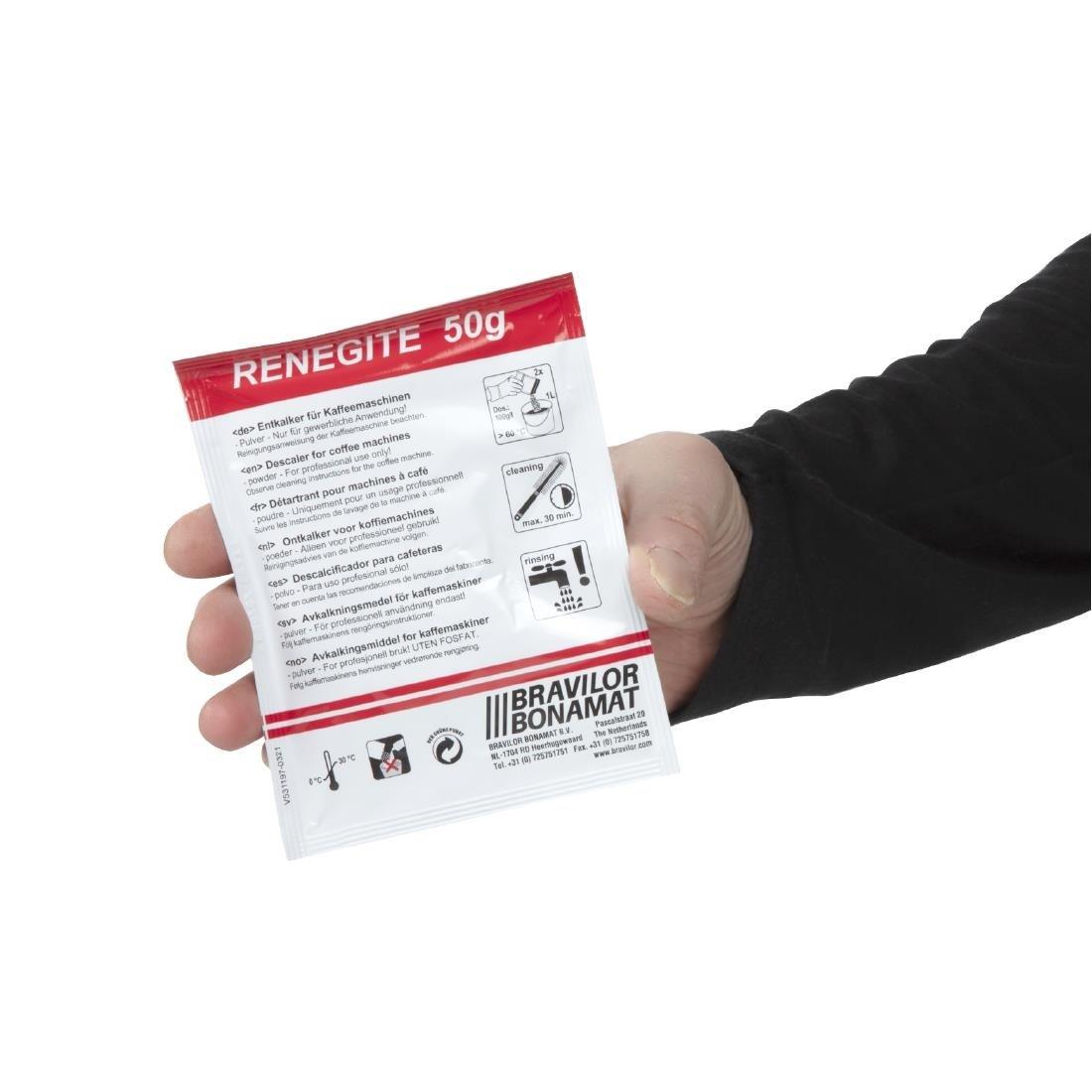 Sachets de détartrant Bravilor Renegite (1 boîte de 15) - FRANCE CHR