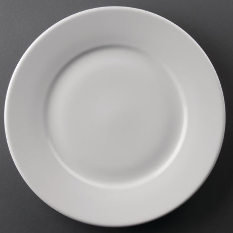 Assiettes à bord large Olympia Athena 254mm (Lot de 12) - FRANCE CHR