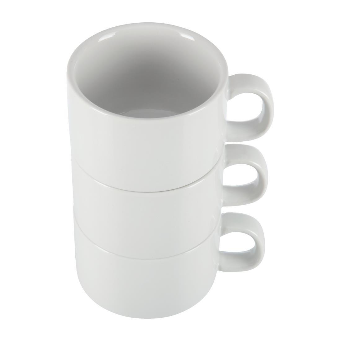 Tasses empilables Olympia Athena 200ml (Lot de 24) - FRANCE CHR