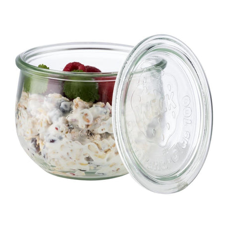 Bocaux en verre tulipe avec couvercle Weck APS 580 ml (lot de 6) - FRANCE CHR