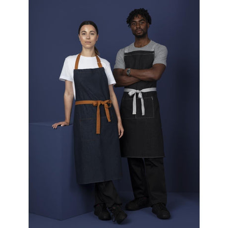 Tablier serveur bleu denim Southside 700x1000mm - FRANCE CHR