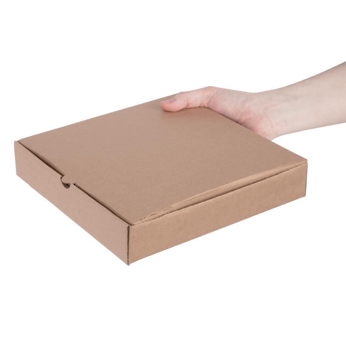 Cartons à pizza kraft Fiesta Compostable 23cm (Lot de 100) - FRANCE CHR
