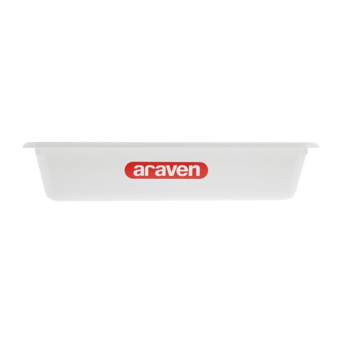 Bac alimentaire peu profond Araven transparent 345mm - FRANCE CHR