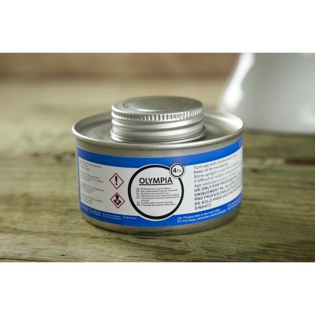 Combustible liquide Olympia 4 heures (Lot de 12) - FRANCE CHR