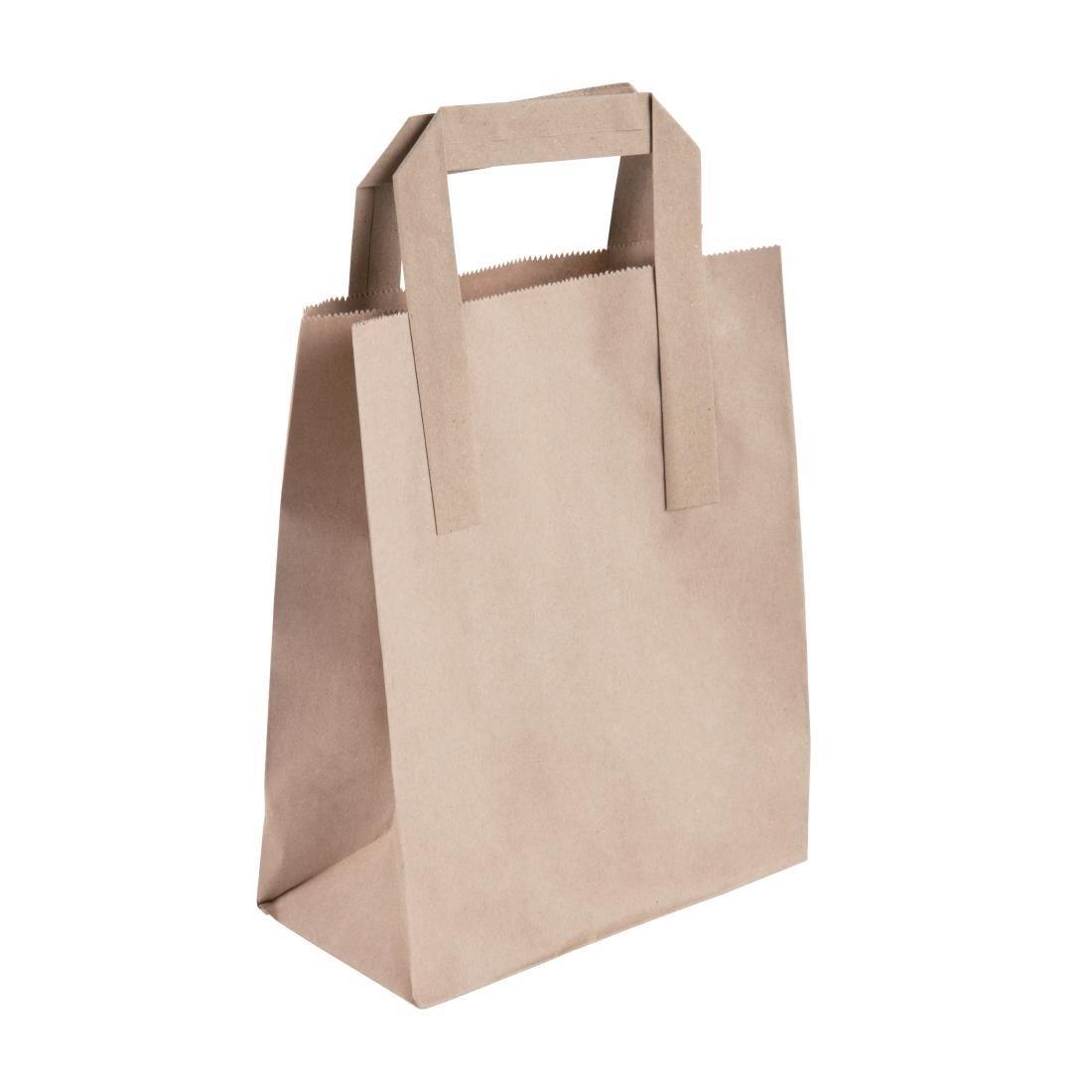 Petits sacs en papier recyclé marron Fiesta Compostable (lot de 250) - FRANCE CHR