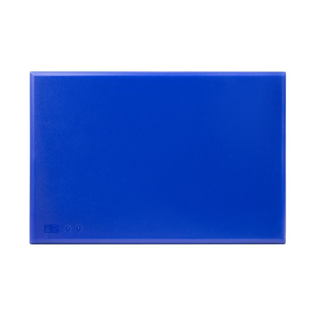 Planche à découper épaisse haute densité Hygiplas bleue - FRANCE CHR