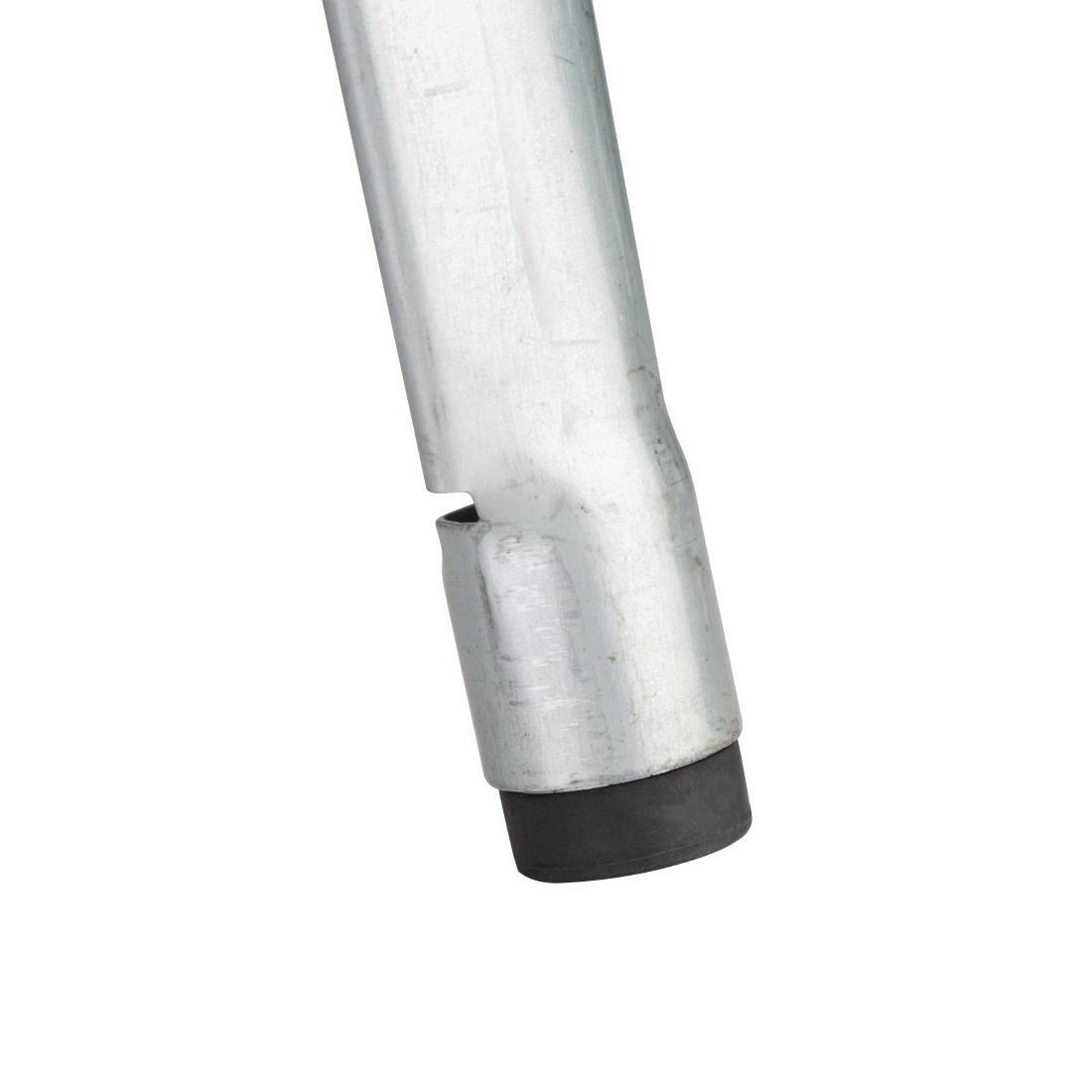 Table carrée en acier gris Bolero Bistro 668mm - FRANCE CHR