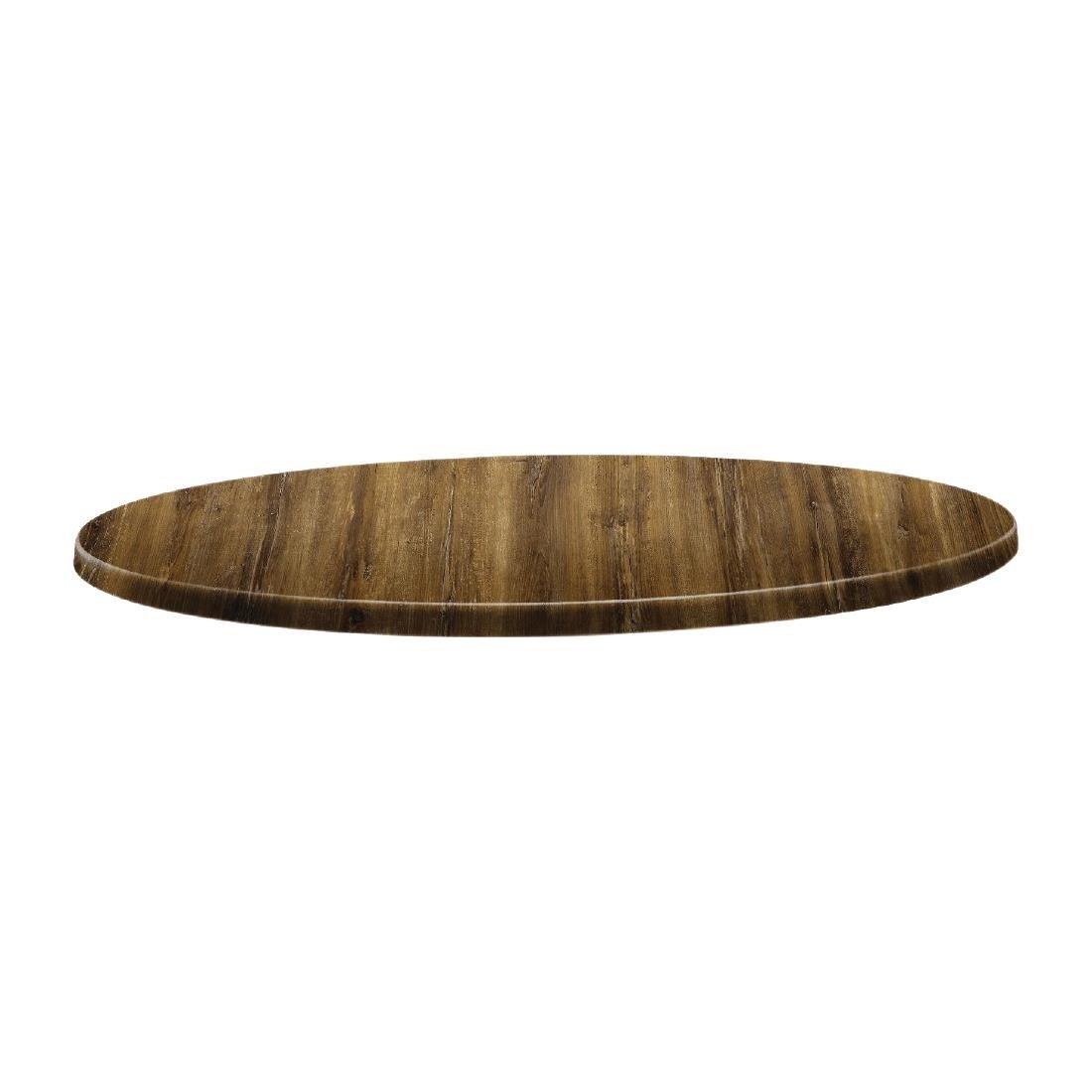 Plateau de table rond Topalit Classic Line 70cm atacama cherry - FRANCE CHR
