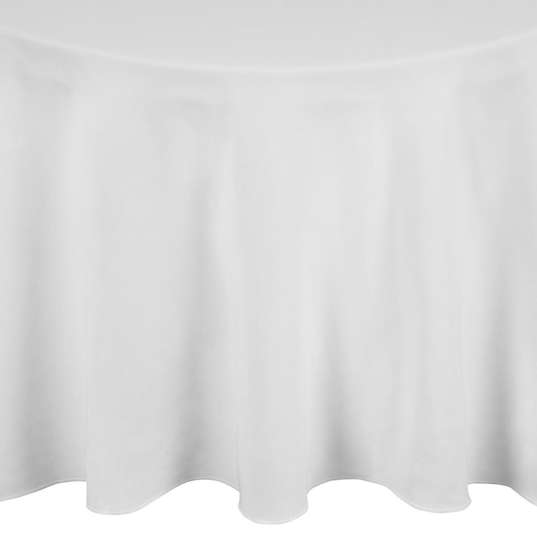 Nappe ronde blanche Mitre Essentials Occasions 2300mm - FRANCE CHR