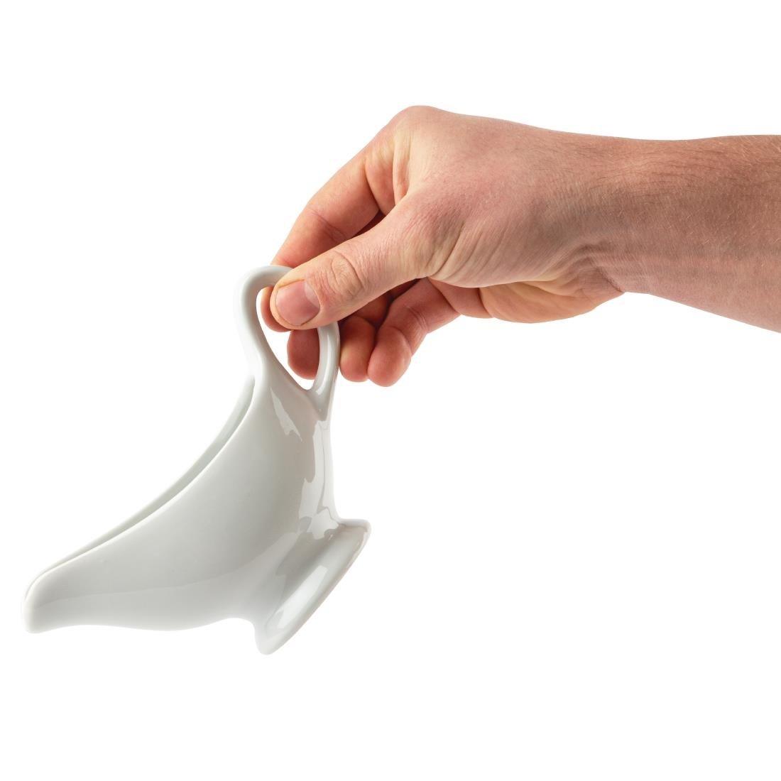 Saucières blanches Olympia 215ml (Lot de 6) - FRANCE CHR