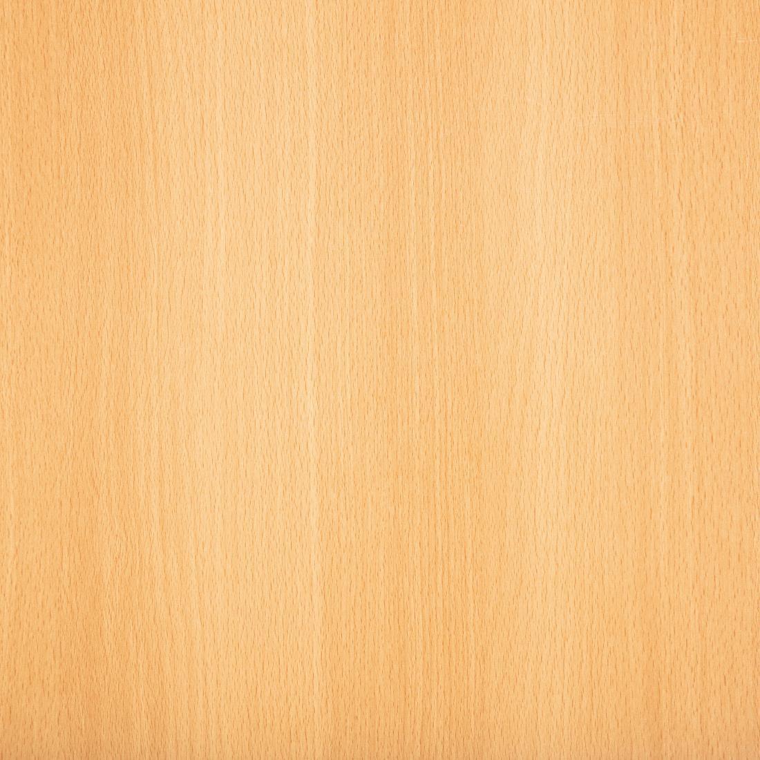 Plateau de table carré Bolero effet hêtre 600mm - FRANCE CHR