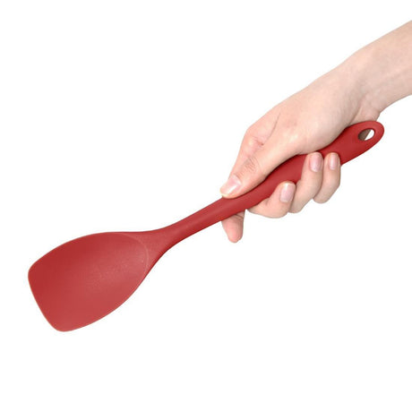 Spatule et cuillère rouge en silicone 280mm - FRANCE CHR