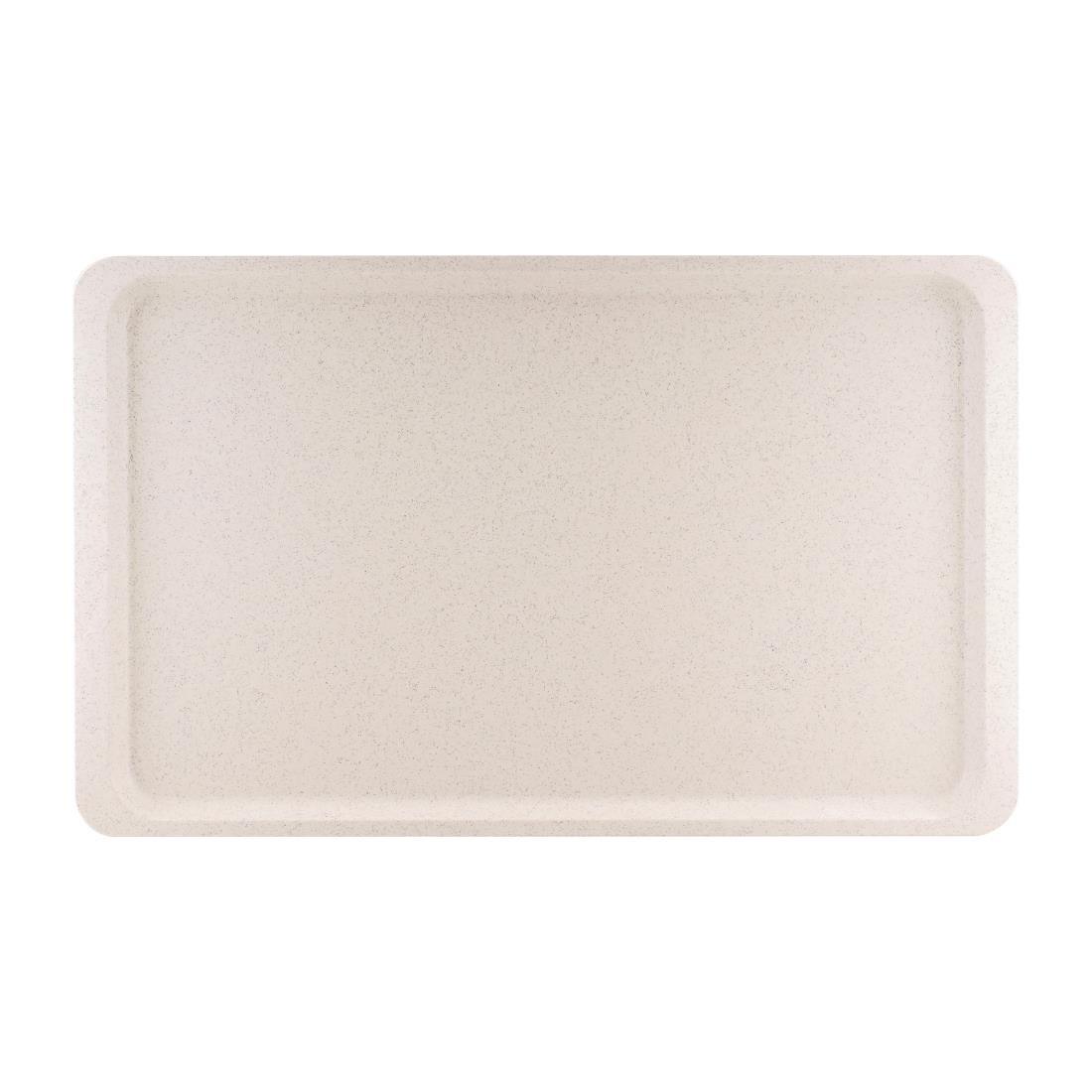 Plateau de service Roltex Classic GN1/1 530x325mm crème moucheté - FRANCE CHR