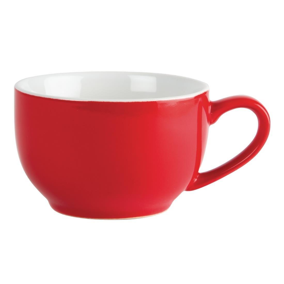 Tasse à café Olympia rouge 228ml (Lot de 12) - FRANCE CHR