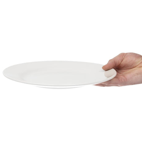 Assiettes classiques blanches Churchill 280mm (Lot de 12) - FRANCE CHR