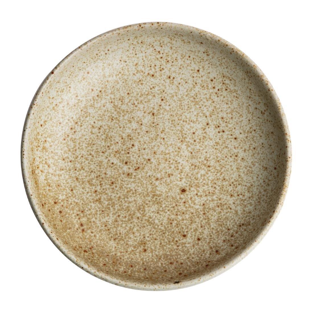 Assiettes creuses calottes beige moucheté Olympia Canvas 23 cm - FRANCE CHR