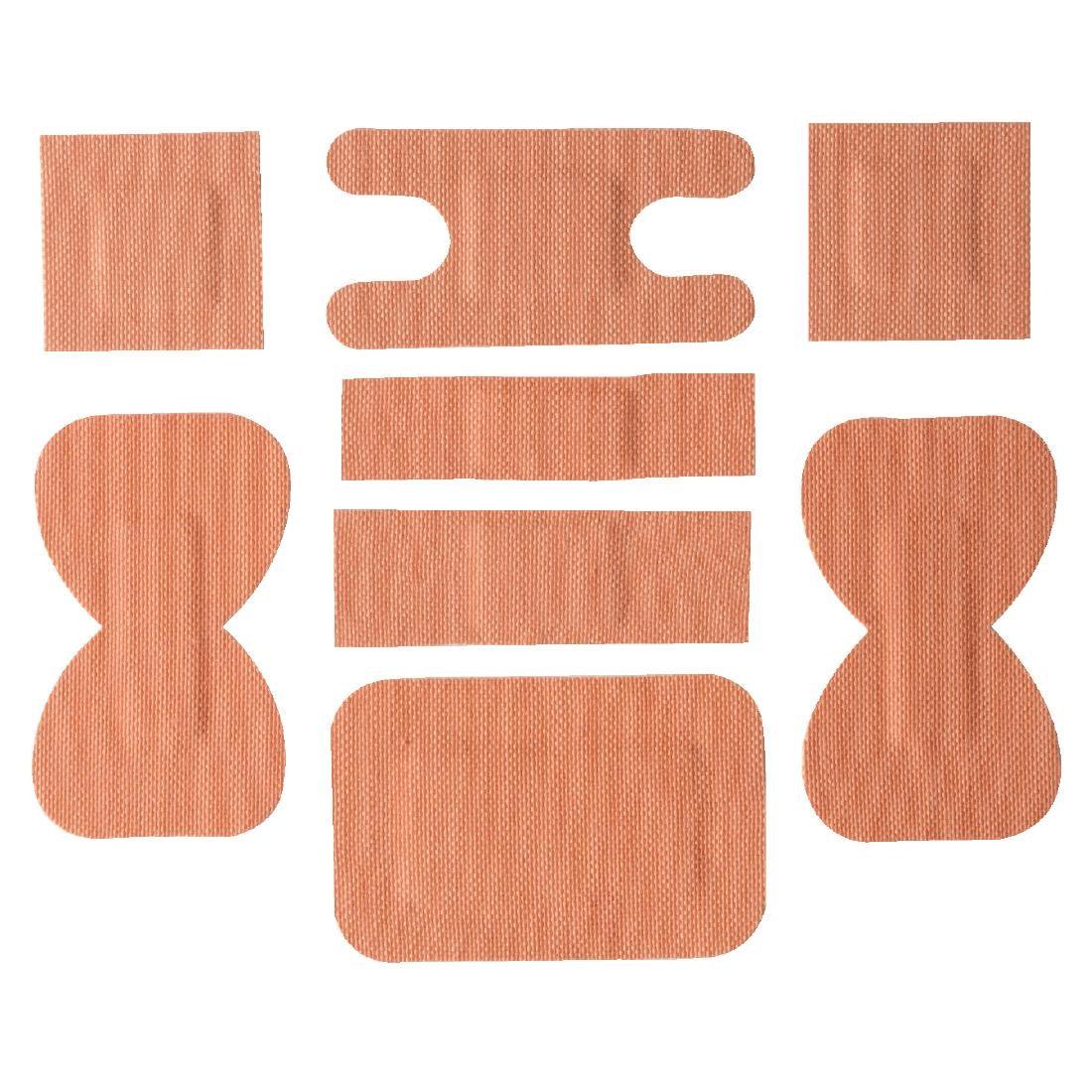 Pansements en tissu assortis (Lot de 100) - FRANCE CHR