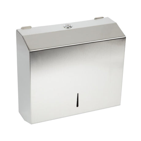 Distributeur d essuie-mains en acier inoxydable Jantex - FRANCE CHR