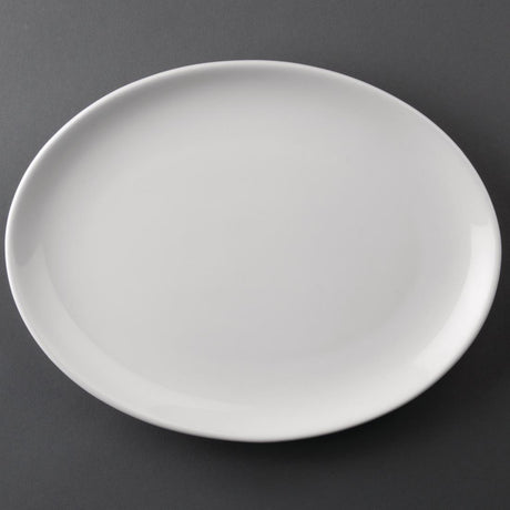 Assiettes ovales Olympia Athena 254 x 197mm (Lot de 12) - FRANCE CHR