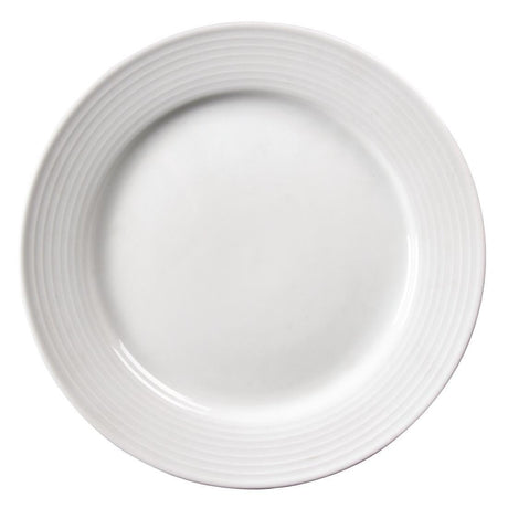 Assiettes à bord large Olympia Linear 250mm (Lot de 12) - FRANCE CHR