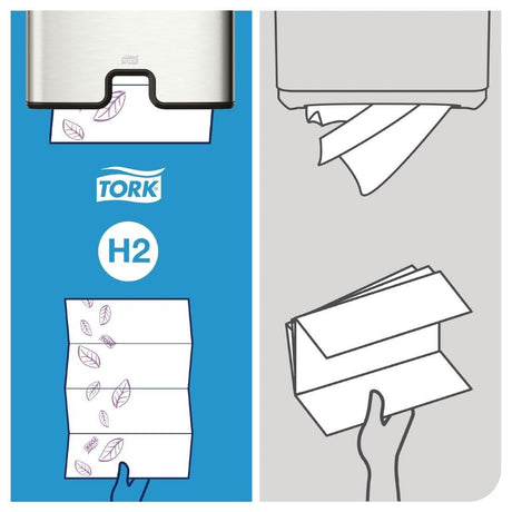 Essuie-mains ultra doux 2 plis Multifold Tork (Lot de 2100) - FRANCE CHR