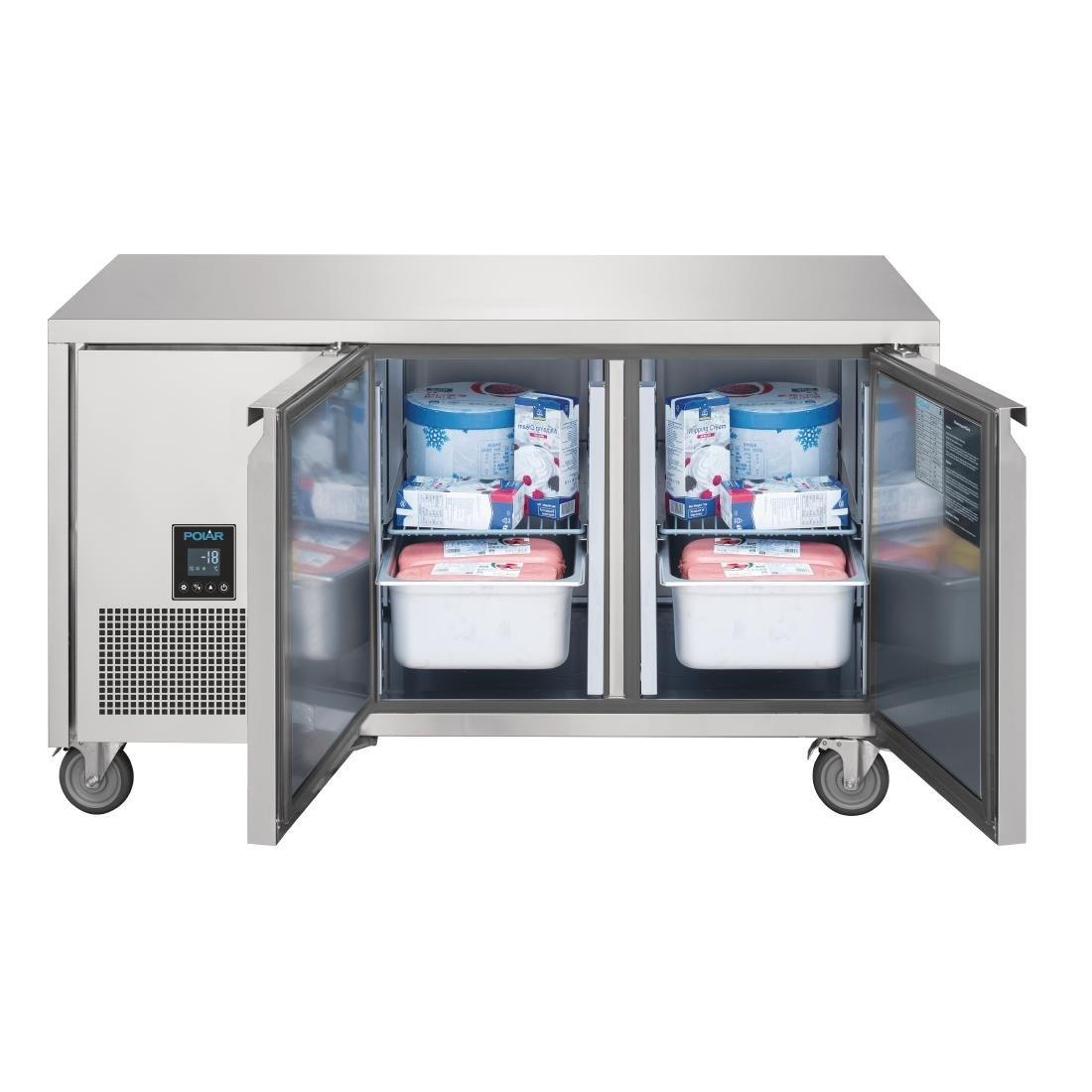 Table réfrigérée négative 2 portes Premium Polar Serie U 267L - FRANCE CHR