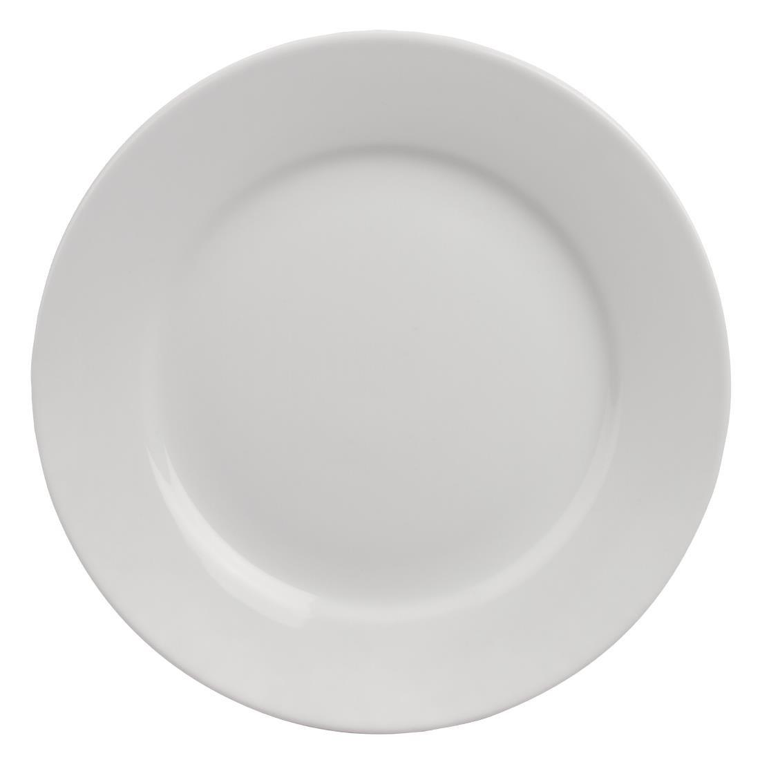 Assiettes à bord large Olympia Athena 254mm (Lot de 12) - FRANCE CHR
