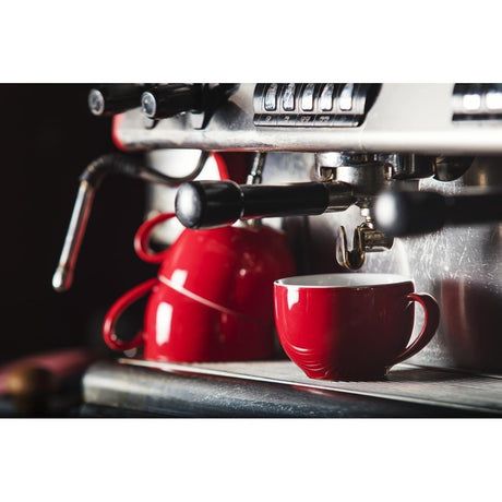 Tasse à café Olympia rouge 228ml (Lot de 12) - FRANCE CHR