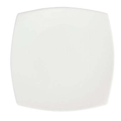 Assiettes carrées bords arrondis blanches Olympia 240mm (Lot de 12) - FRANCE CHR