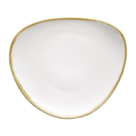 Assiettes triangulaires couleur craie Olympia Kiln 165mm (lot de 6) - FRANCE CHR