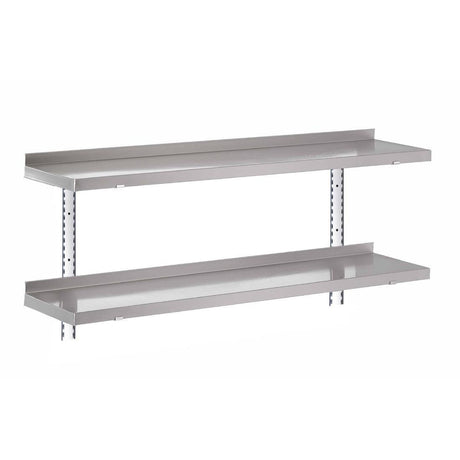 Etagère murale inox sans supports Gastro M 1200 x 400mm - FRANCE CHR