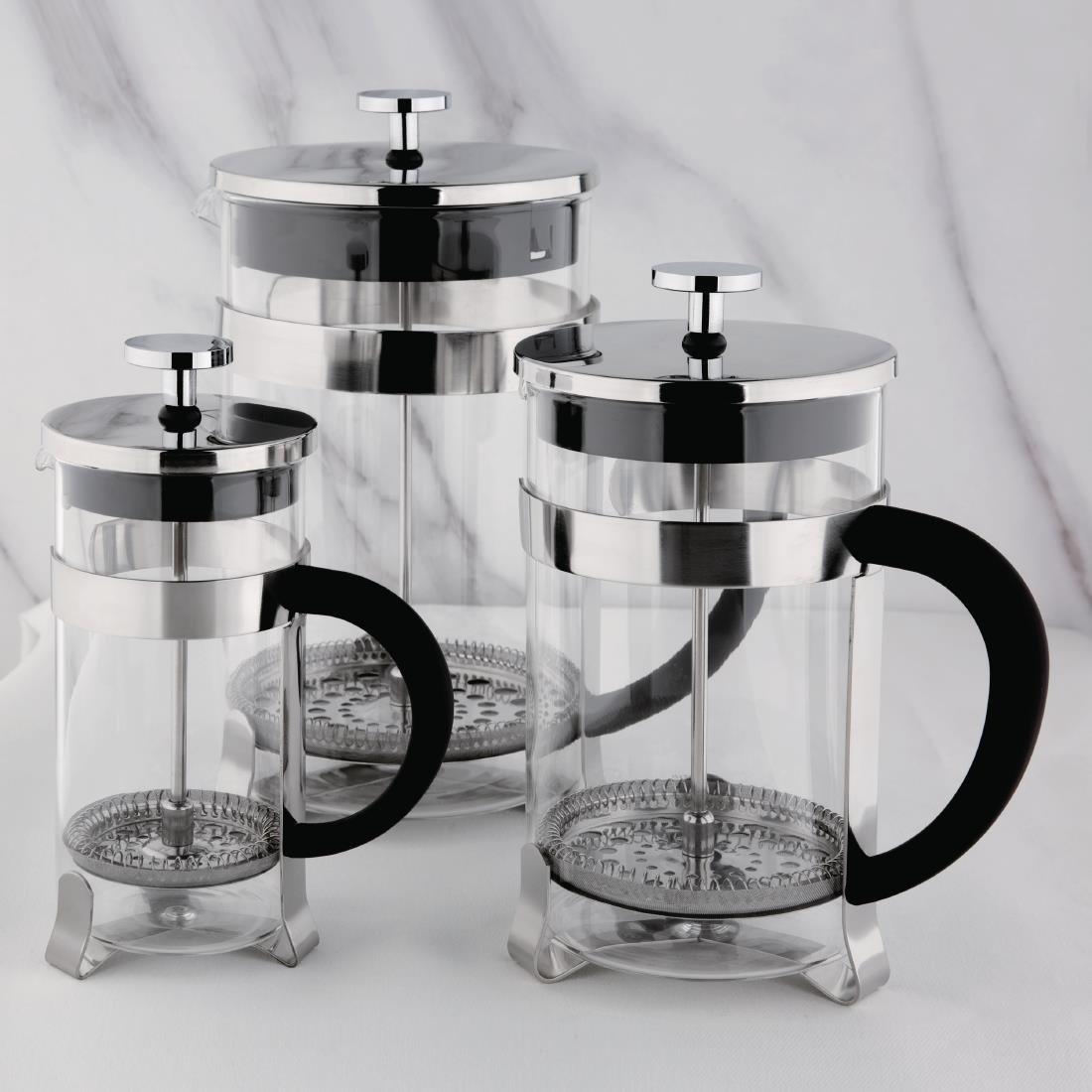 Cafetière à piston en acier inoxydable Olympia 12 tasses - FRANCE CHR