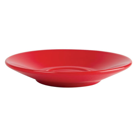 Soucoupe pour tasse espresso Olympia rouge (Lot de 12) - FRANCE CHR
