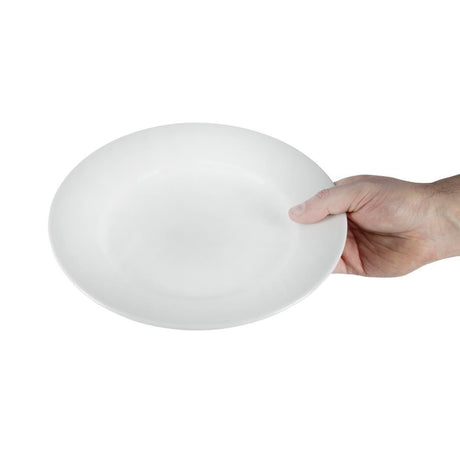 Assiettes à bord large Olympia Athena 254mm (Lot de 12) - FRANCE CHR