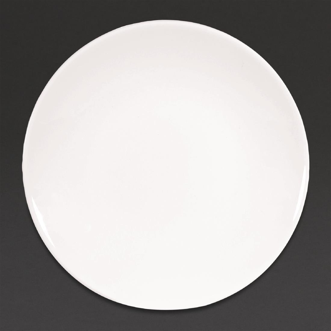 Assiettes creuses blanches Churchill Profile 255mm (lot de 12) - FRANCE CHR