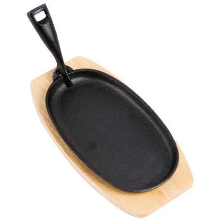 Plat en fonte ovale Olympia 240x140mm - FRANCE CHR