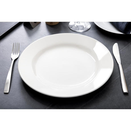 Assiettes classiques blanches Churchill 280mm (Lot de 12) - FRANCE CHR