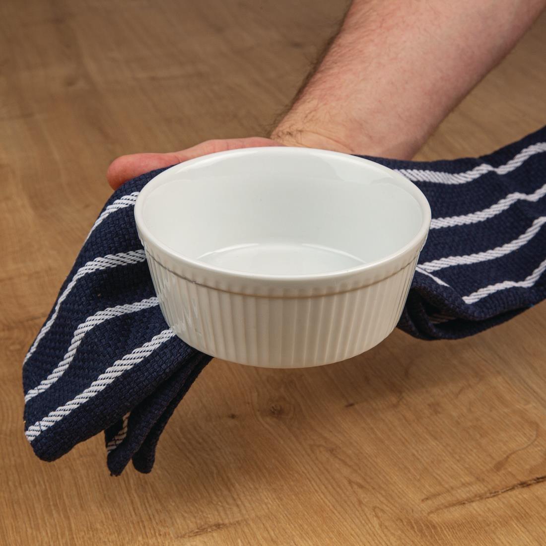 Plats à gratin ronds blancs Olympia 134mm (Lot de 6) - FRANCE CHR