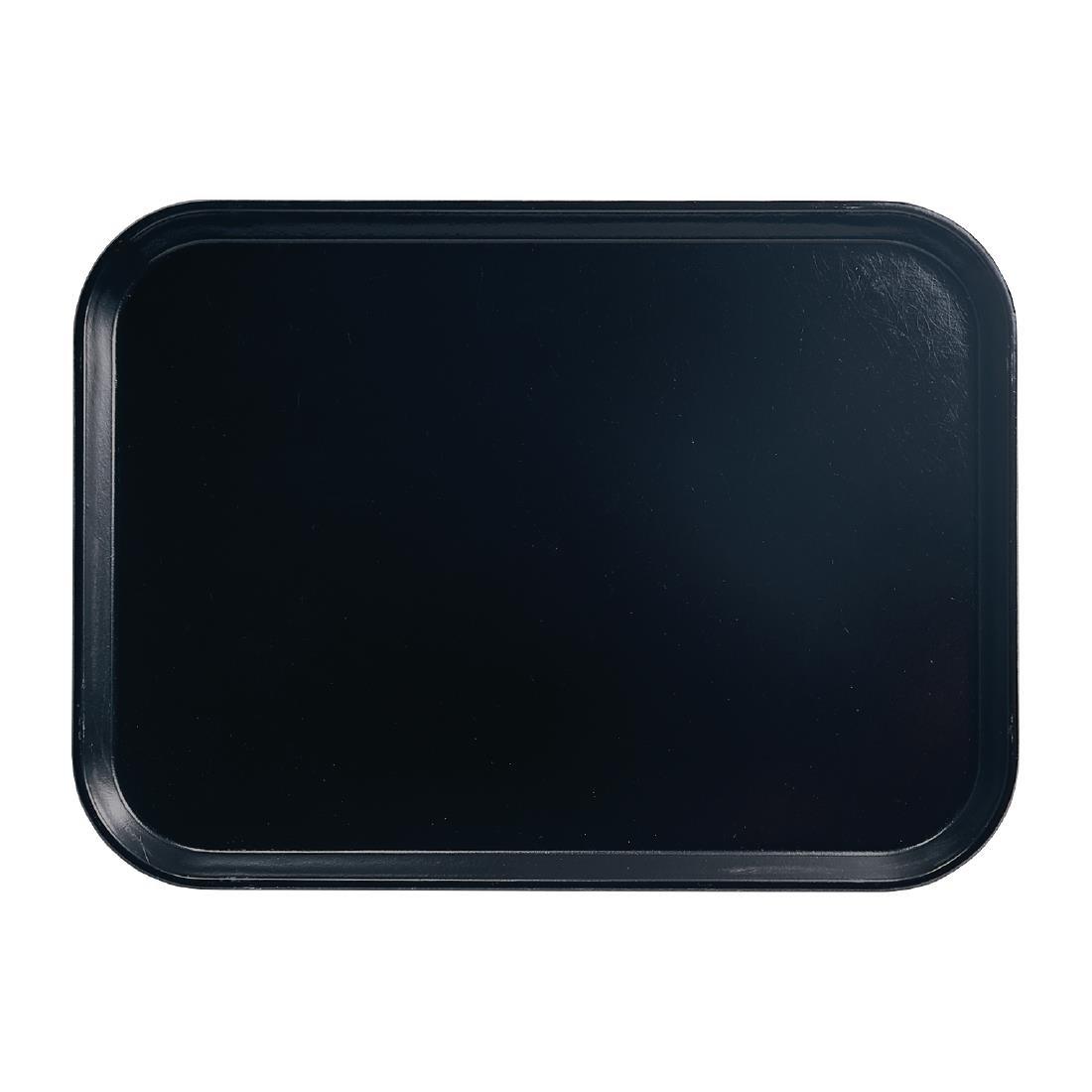 Plateau fibre de verre Camtray Cambro noir 45,7 cm - FRANCE CHR