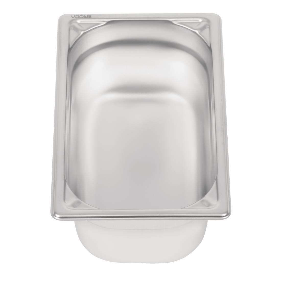 Bac inox 18/10 GN 1/4 Vogue 100mm - FRANCE CHR