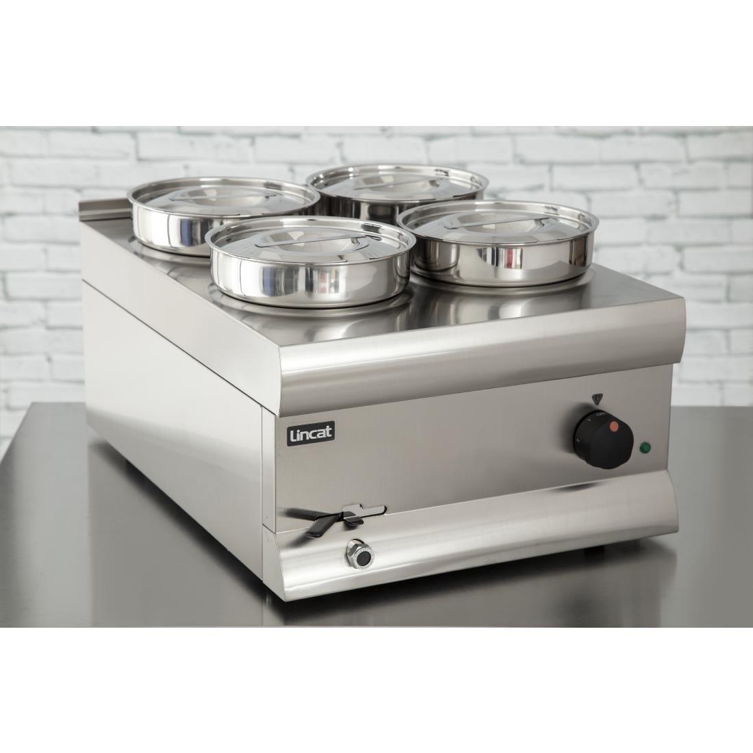 Bain-Marie 4 pots Lincat Silverlink 600 BS4W - FRANCE CHR