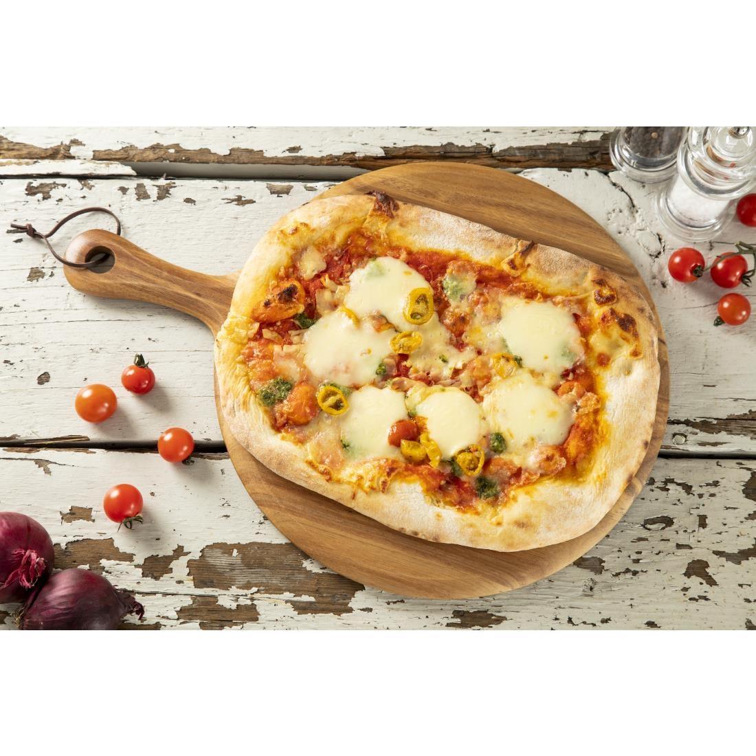 Planche en acacia ronde Olympia 330mm - FRANCE CHR