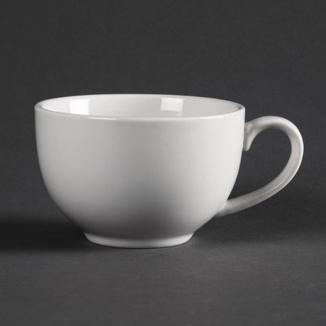 Tasses élégantes Olympia Whiteware 230ml (Lot de 12) - FRANCE CHR