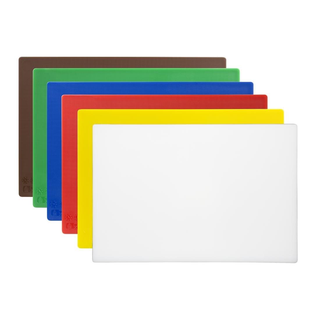 Lot de 6 planches à découper basse densité Hygiplas - FRANCE CHR