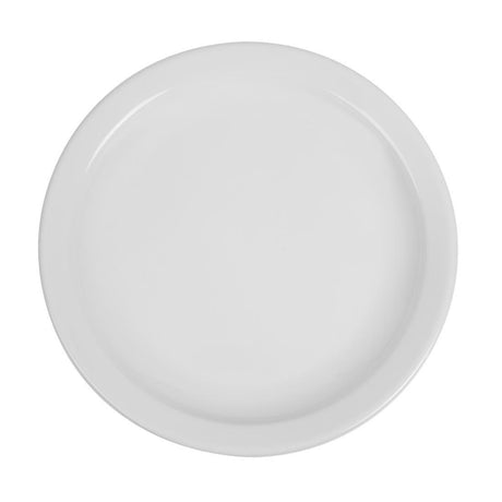Assiettes à bord étroit blanches Olympia 250mm (Lot de 12) - FRANCE CHR