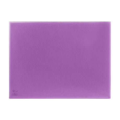 Planche à découper haute densité Hygiplas violette 600x450x25mm - FRANCE CHR